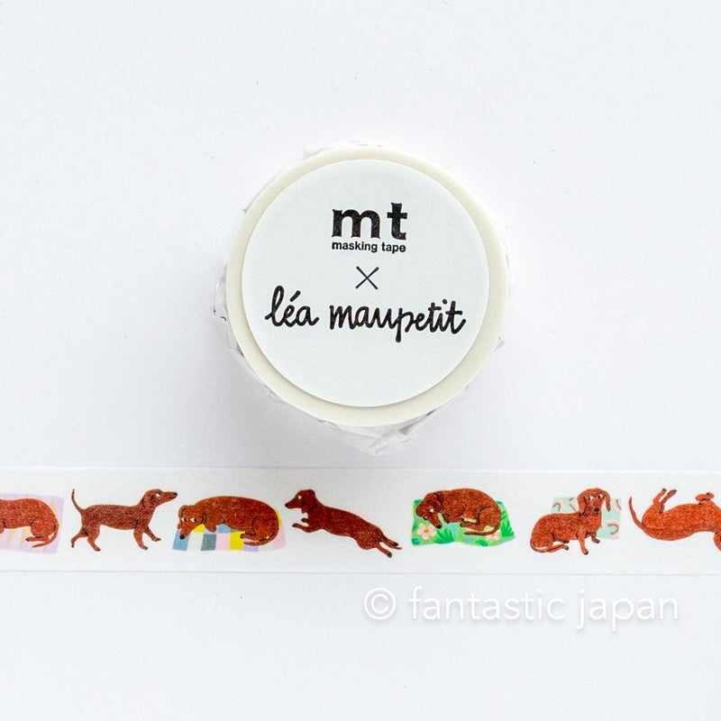 mt washi tape / Lea Maupetit -Sausage dog-