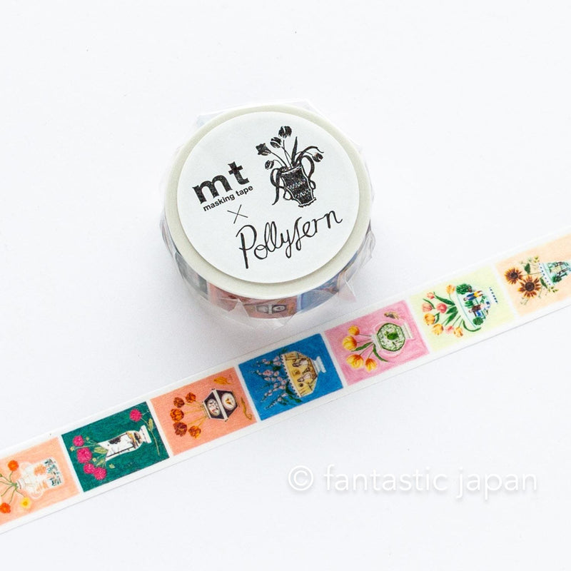 mt washi tape / Polly Fern -Flower-