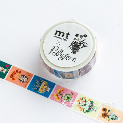 mt washi tape / Polly Fern -Flower-
