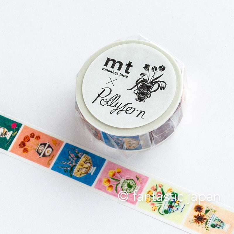 mt washi tape / Polly Fern -Flower-