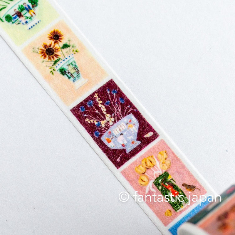 mt washi tape / Polly Fern -Flower-