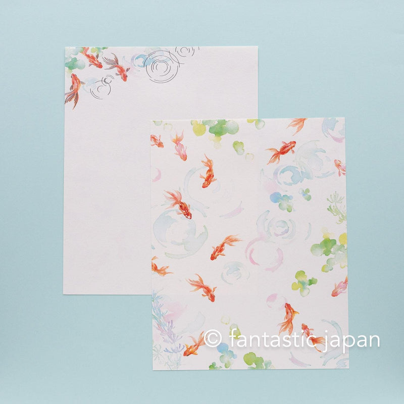 Summer letter set -goldfish-