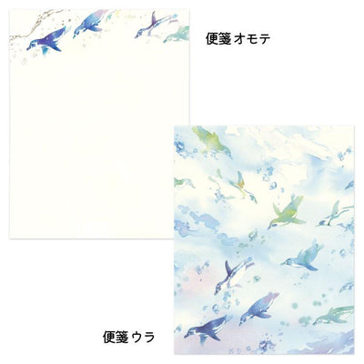 Summer letter set -penguin-