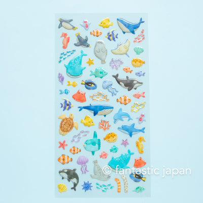 MIND WAVE summer drop sticker -sea paradise-