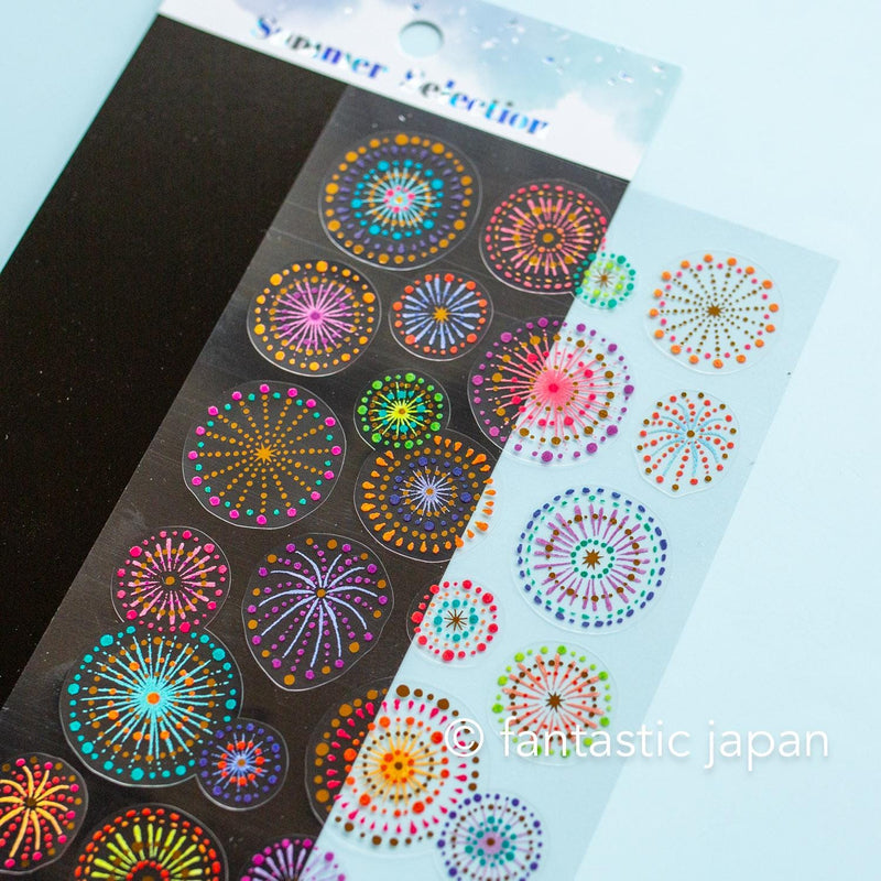 MIND WAVE summer sticker -fireworks-