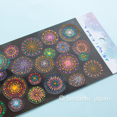 MIND WAVE summer sticker -fireworks-