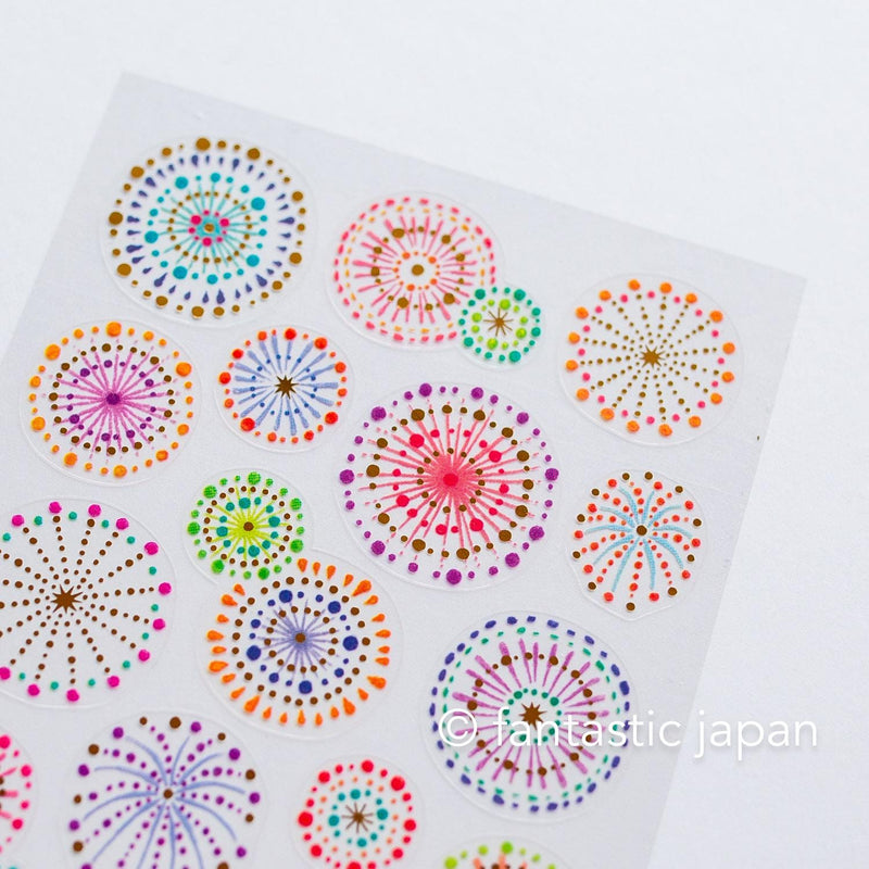 MIND WAVE summer sticker -fireworks-