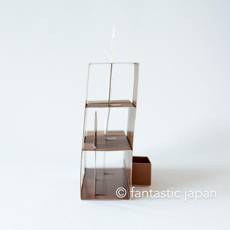 Greeting card -cat and Staircase chest-