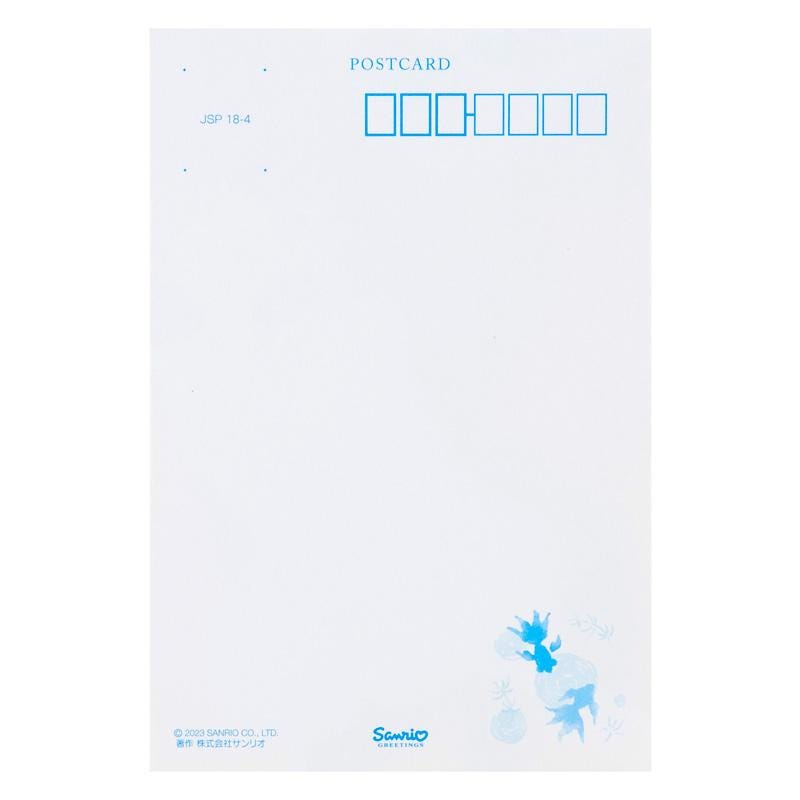 summer post card -cat nap on hot summer- / 5 sheets
