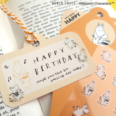 MOOMIN face sticker -HAPPY-