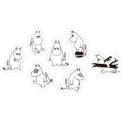 MOOMIN face sticker -ANGRY-
