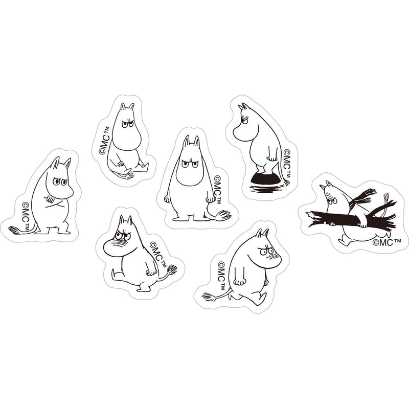 MOOMIN face sticker -ANGRY-