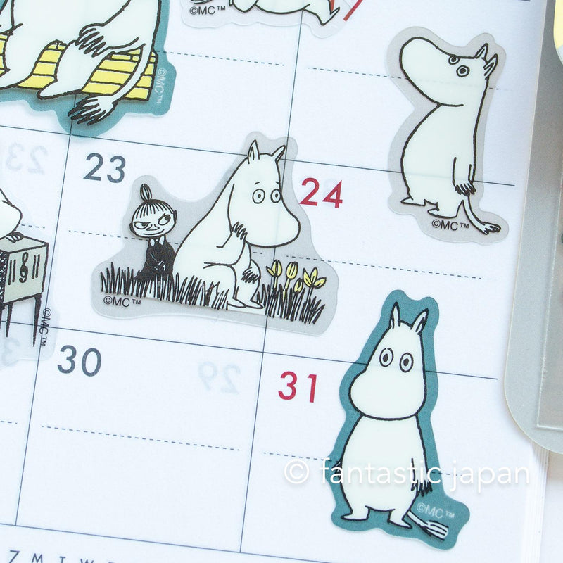 MOOMIN face flake sticker -ENNUI-