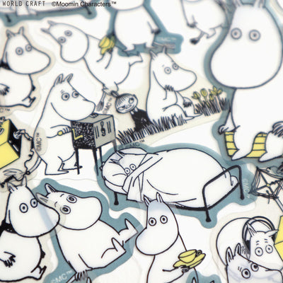 MOOMIN face flake sticker -ENNUI-