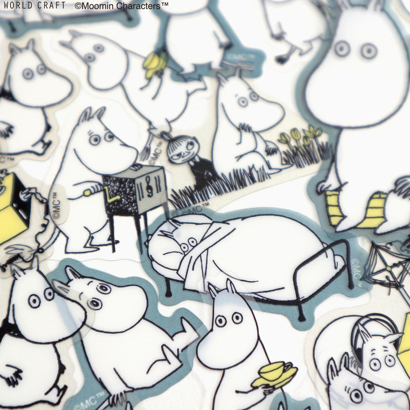 MOOMIN face flake sticker -ENNUI-