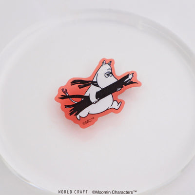 MOOMIN face flake sticker -ANGRY-