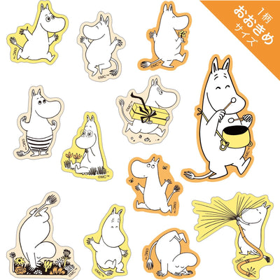 MOOMIN face flake sticker -HAPPY-