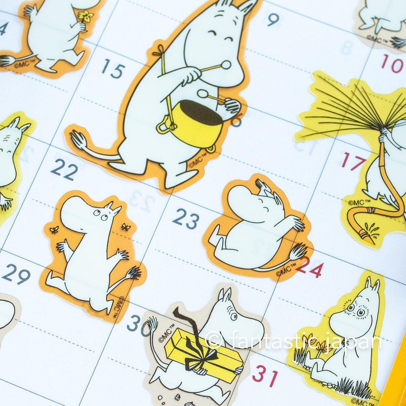 MOOMIN face flake sticker -HAPPY-