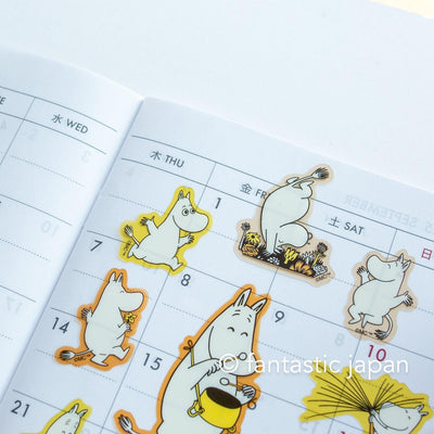 MOOMIN face flake sticker -HAPPY-