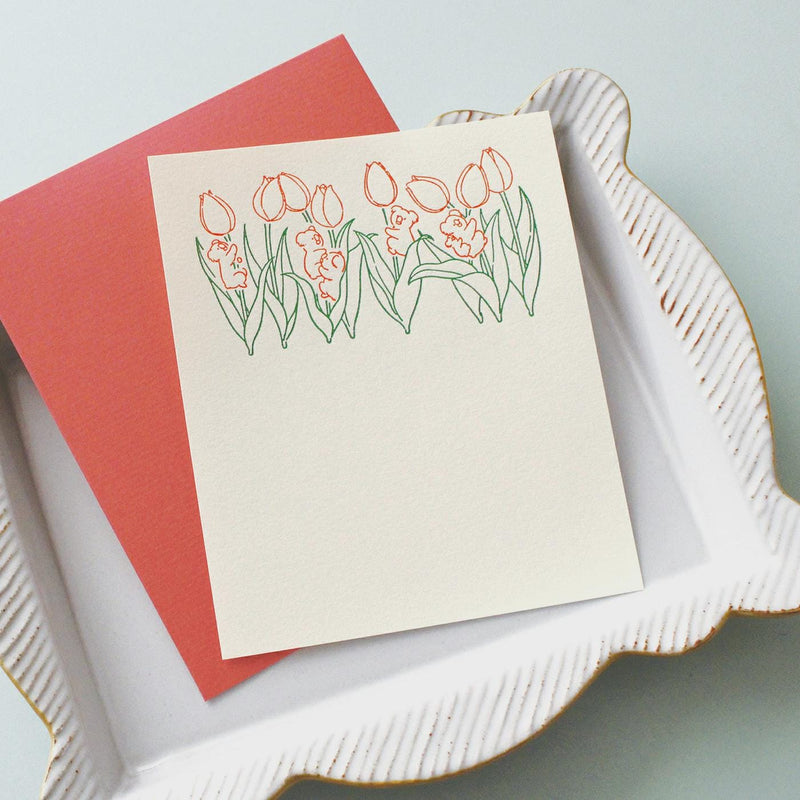 Letter press mini letter set / PETIT ET GRAND -koala-