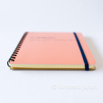 DELFONICS / Rollbahn spiral notebook Large (5.6" x 7.1" )  -light pink-