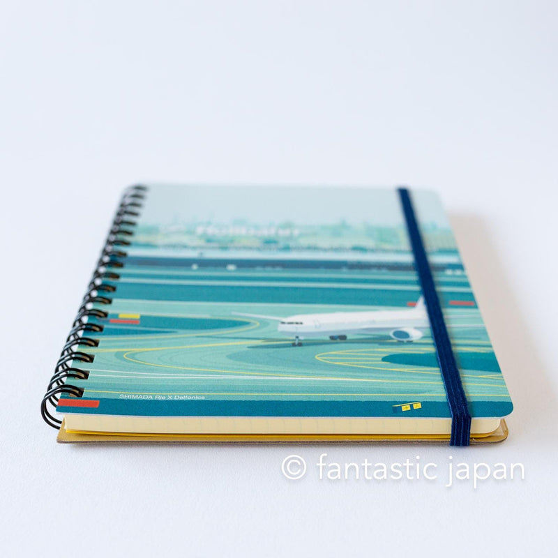 DELFONICS / Rollbahn spiral notebook Large (5.6" x 7.1" ) / SHIMADA Rie A