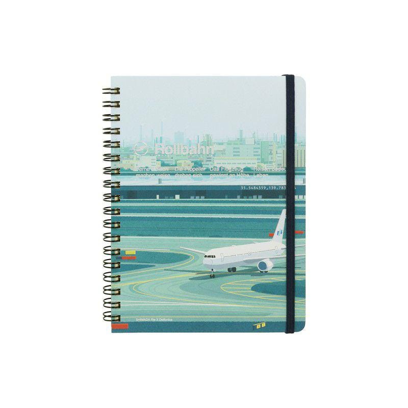 DELFONICS / Rollbahn spiral notebook Large (5.6" x 7.1" ) / SHIMADA Rie A