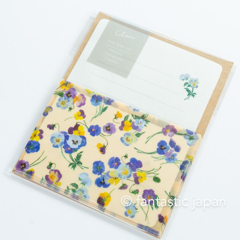 mini letter set / Clair -Viola-