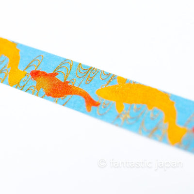 Gold Foil  Masking Tape -red and gold nishikigoi- / kamiiso sansho