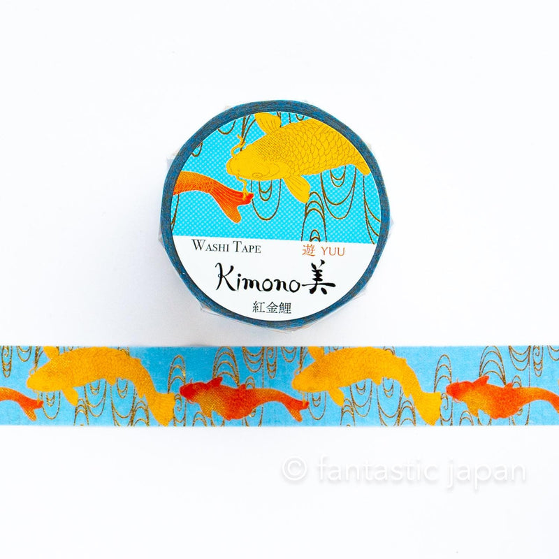 Gold Foil  Masking Tape -red and gold nishikigoi- / kamiiso sansho
