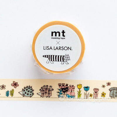 mt washi tape / Lisa Larson -Hedgehog garden-