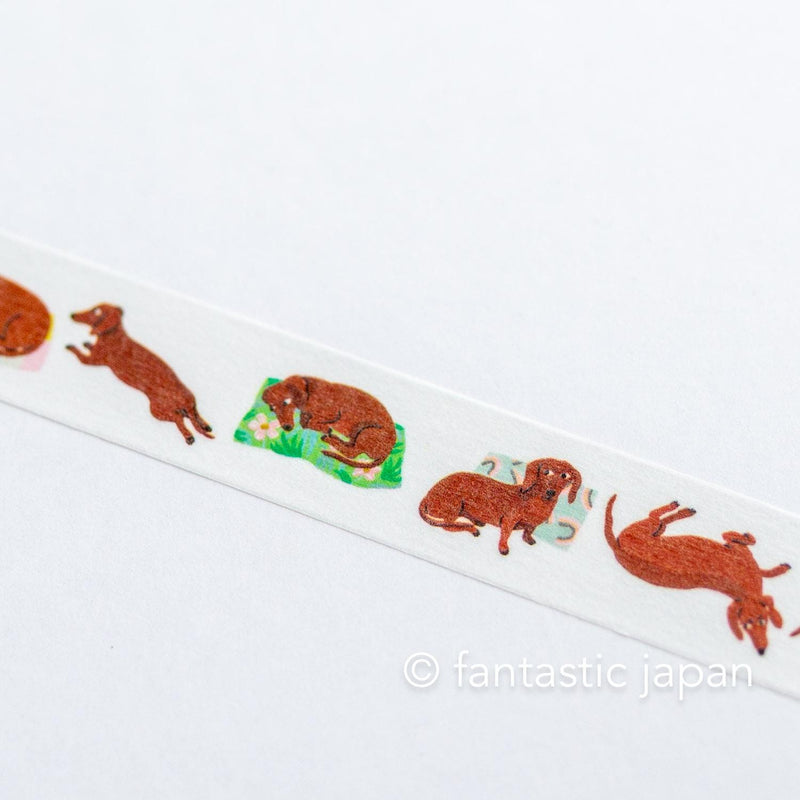 mt washi tape / Lea Maupetit -Sausage dog-