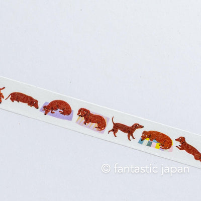 mt washi tape / Lea Maupetit -Sausage dog-