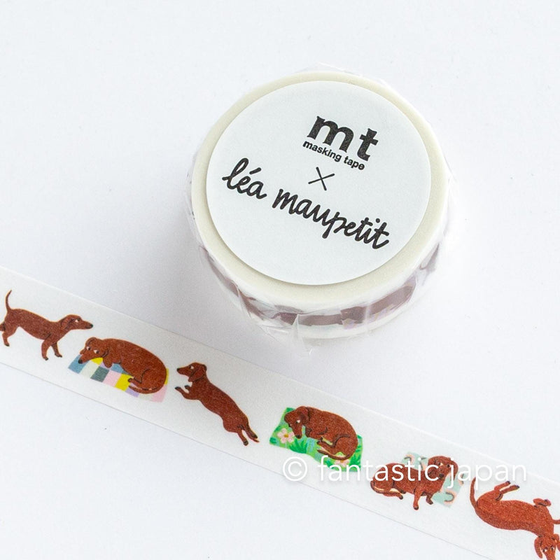 mt washi tape / Lea Maupetit -Sausage dog-