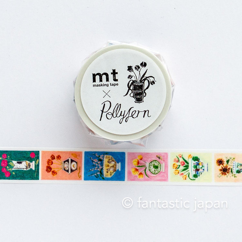 mt washi tape / Polly Fern -Flower-