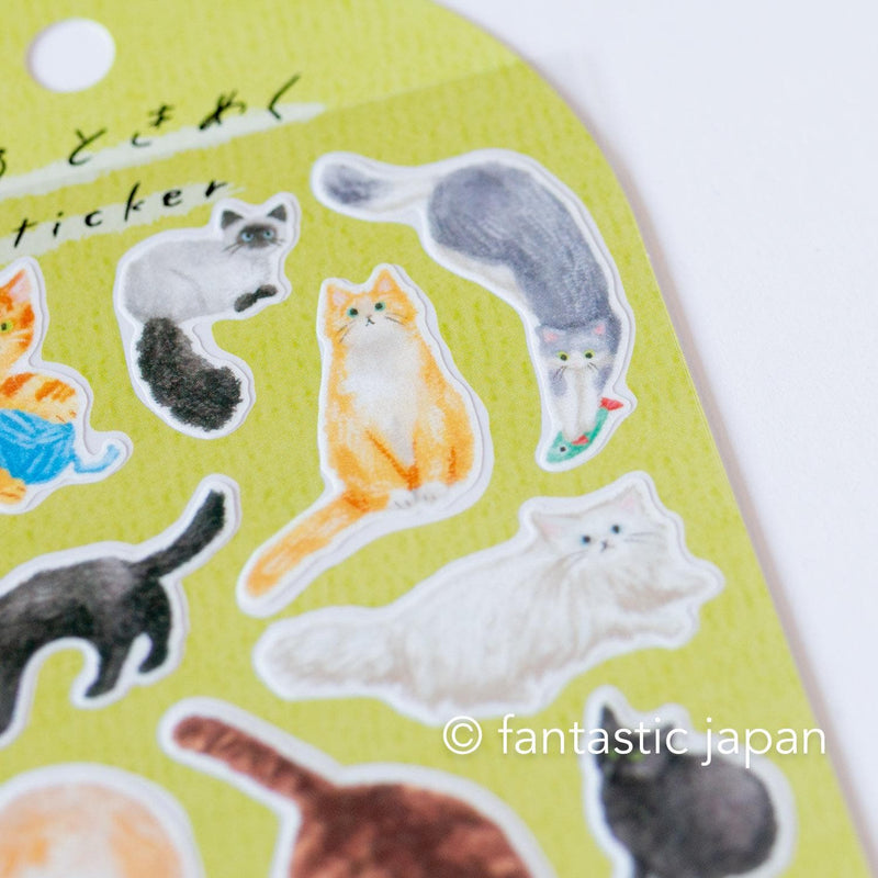 Mind Wave Sticker / heart flutters STICKER -cat-