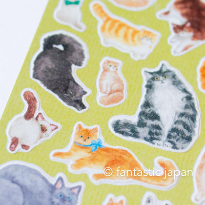 Mind Wave Sticker / heart flutters STICKER -cat-