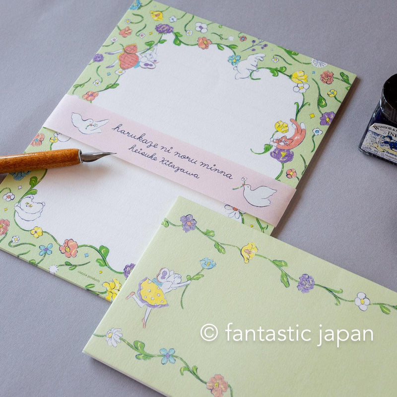 cozyca Letter Set -spring breeze- by heisuke kitazawa