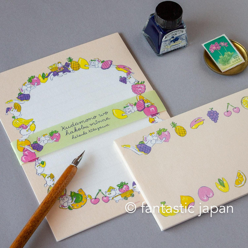cozyca Letter Set -spring fruits- by heisuke kitazawa