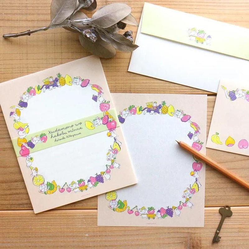 cozyca Letter Set -spring fruits- by heisuke kitazawa