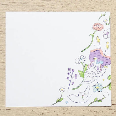 Block memo pad -spring breeze- by heisuke kitazawa / cozyca products
