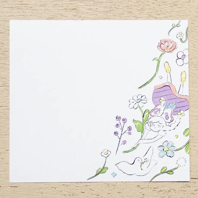 Block memo pad -spring breeze- by heisuke kitazawa / cozyca products