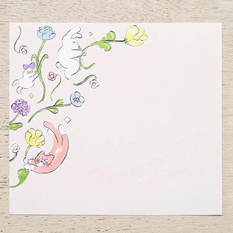 Block memo pad -spring breeze- by heisuke kitazawa / cozyca products