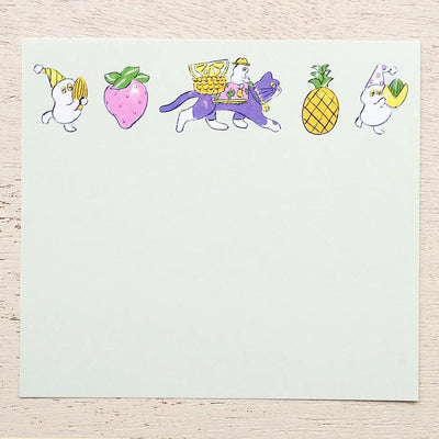 Block memo pad -fruits- by heisuke kitazawa / cozyca products