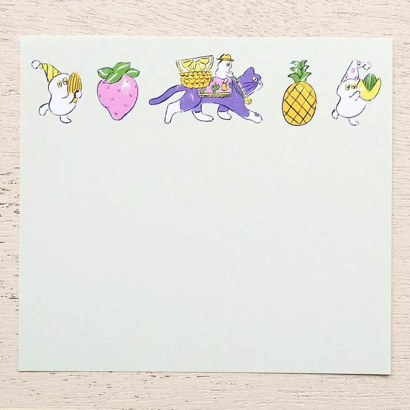 Block memo pad -fruits- by heisuke kitazawa / cozyca products