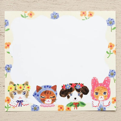 Block memo pad -niko niko SMILE!- by AIKO FUKAWA / cozyca products