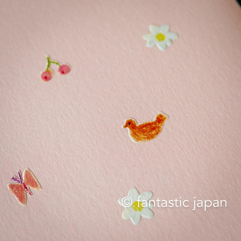 Birthday card -HAPPY BIRTHDAY- by Aiko Fukawa /  cozyca pruducts