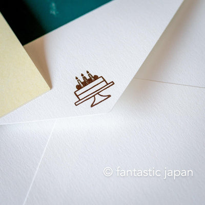 Birthday card -Squirrel's Cake Shop- by MARIKO FUKUOKA /  cozyca pruducts