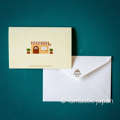 Birthday card -Squirrel's Cake Shop- by MARIKO FUKUOKA /  cozyca pruducts