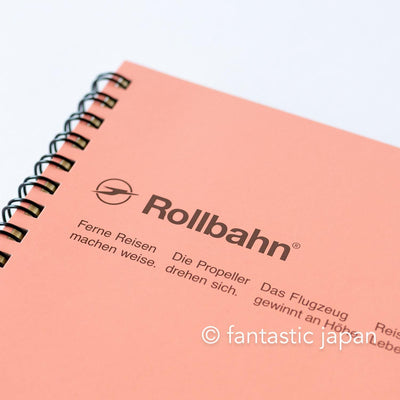 DELFONICS / Rollbahn spiral notebook Large (5.6" x 7.1" )  -light pink-